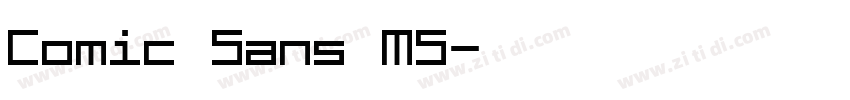 Comic Sans MS字体转换